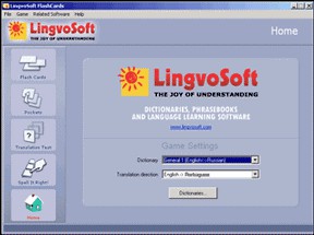 LingvoSoft FlashCards English <-> Portuguese for W 1.5.09 screenshot